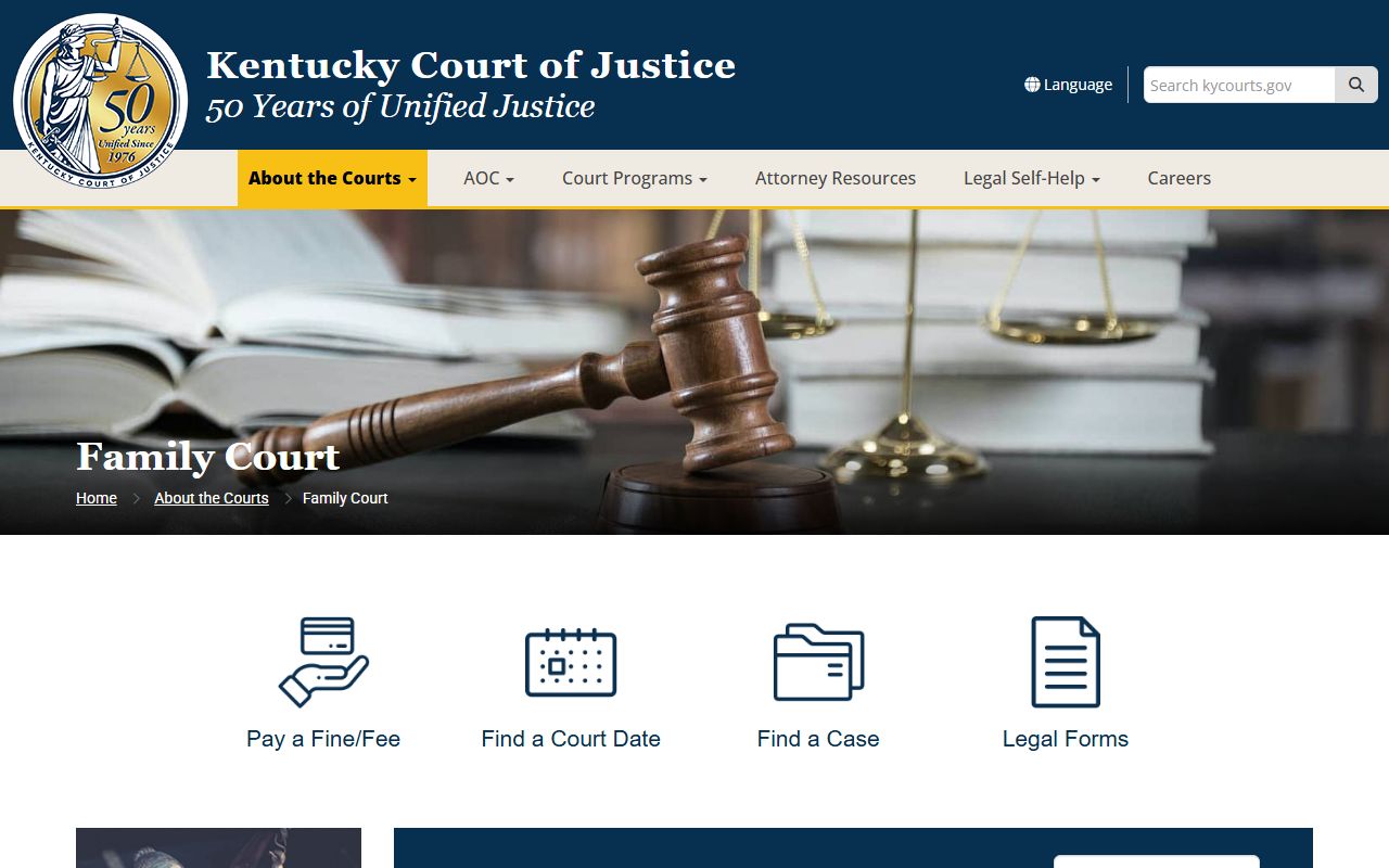 Trimble County court records Family Court source
